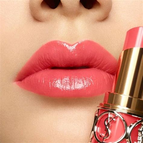 yves saint laurent rouge volupte shine lipstick rose blazar|ysl rouge volupté shine.